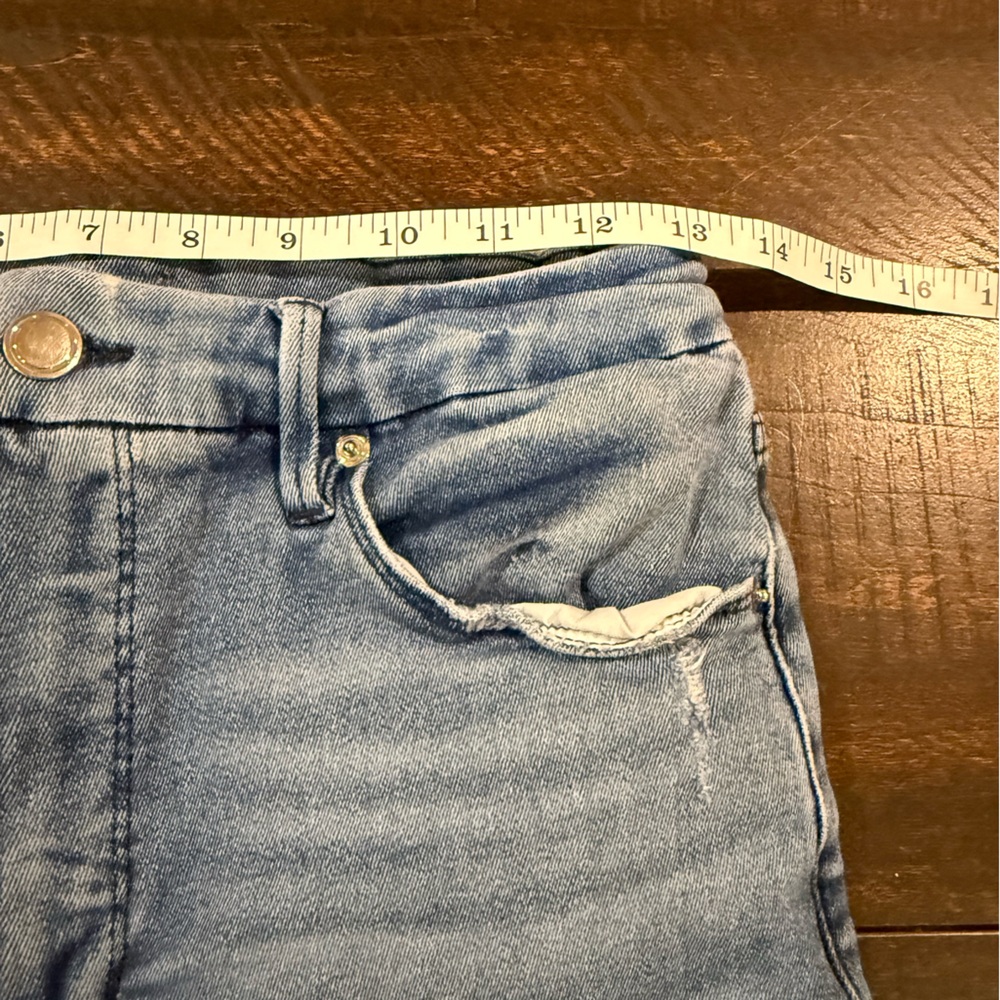 Good American Good Legs High Rise Skinny Jeans 10/30 Raw Hem - Picture 6 of 11